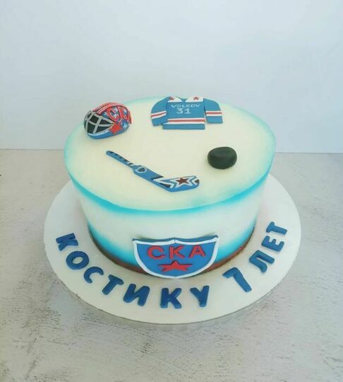 Торт хоккейная форма №463539