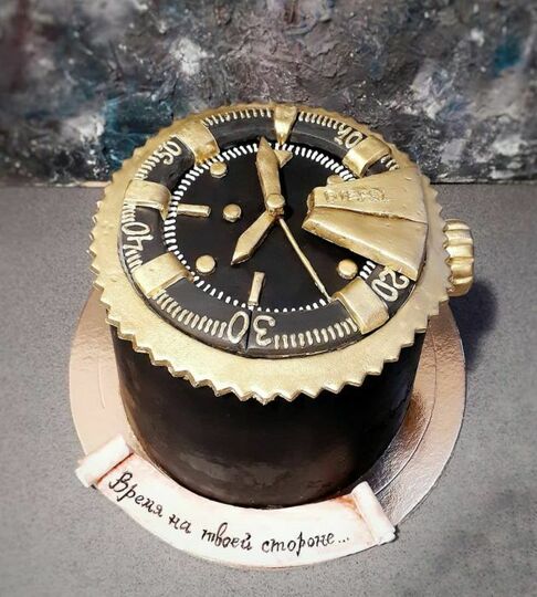 Торт часы №481419