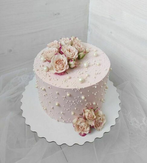 Торт розовый №509701
