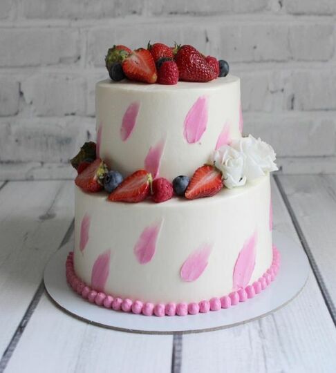 Торт розовый №509704