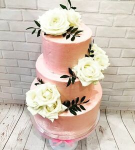 Торт розовый №509706
