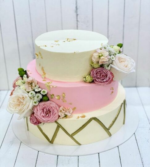 Торт розовый №509710