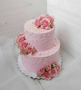 Торт розовый №509711