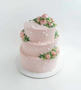 Торт розовый №509718