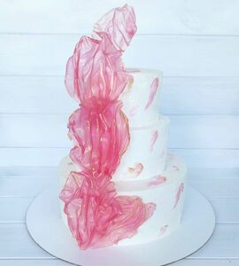 Торт розовый №509719