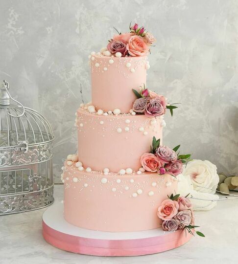 Торт розовый №509721