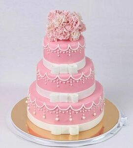 Торт розовый №509726