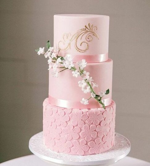 Торт розовый №509727