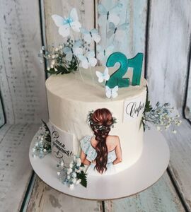 Дизайн торта на 21 год девушке