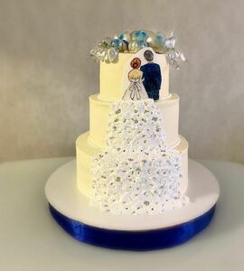 Торт с женихом и невестой №506603