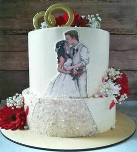 Торт с женихом и невестой №506604
