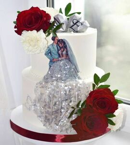 Торт с женихом и невестой №506607