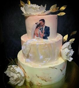 Торт с женихом и невестой №506614