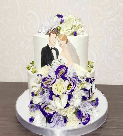 Торт с женихом и невестой №506615