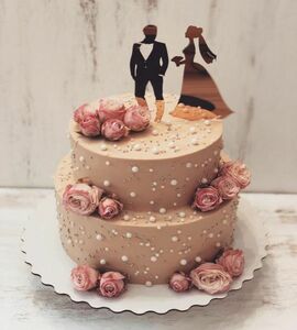Торт с женихом и невестой №506616