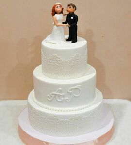 Торт с женихом и невестой №506619