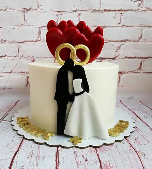 Торт с женихом и невестой №506623