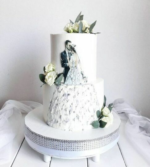 Торт с женихом и невестой №506625