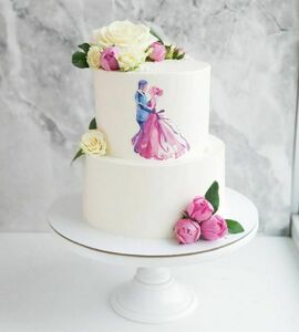 Торт с женихом и невестой №506627