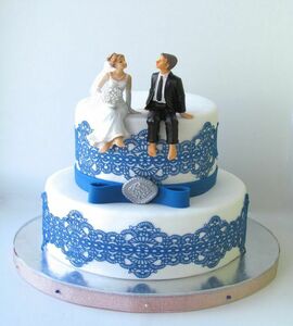 Торт с женихом и невестой №506633