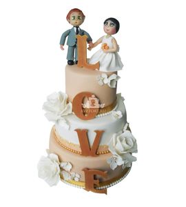 Свадебный торт Морист