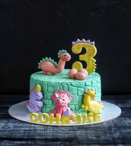 Торт динозавры №490506