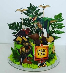 Торт динозавры №490514