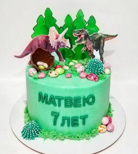 Торт динозавры №490528