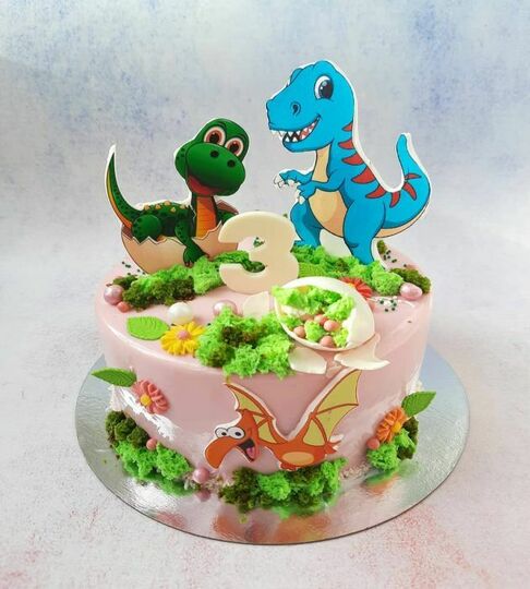 Торт динозавры №490533