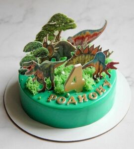 Торт динозавры №490538