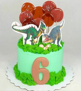 Торт динозавры №490542