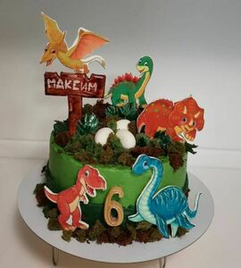Торт динозавры №490546