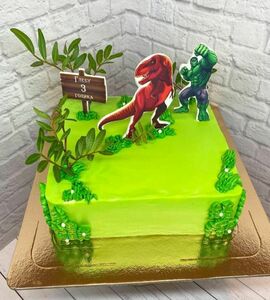 Торт динозавры №490548