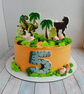 Торт динозавры №490557