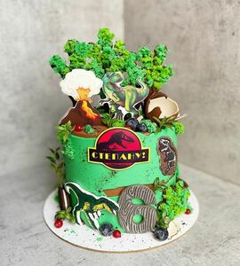 Торт динозавры №490573