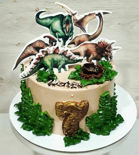 Торт динозавры №490575
