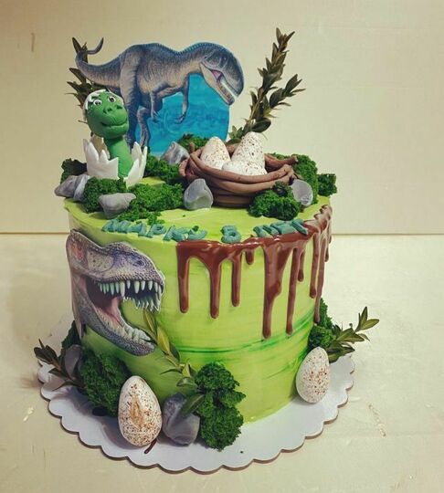 Торт динозавры №490576