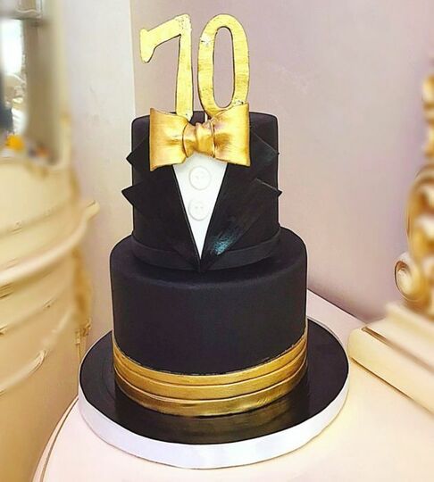 Торт на 70 лет мужчине №477133