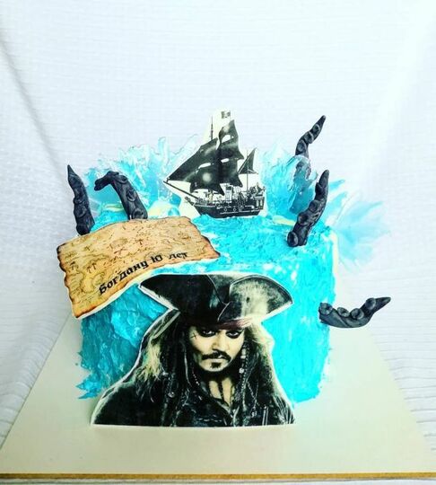 Торт Пираты карибского моря №471435