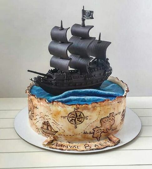 Торт Пираты карибского моря №471437