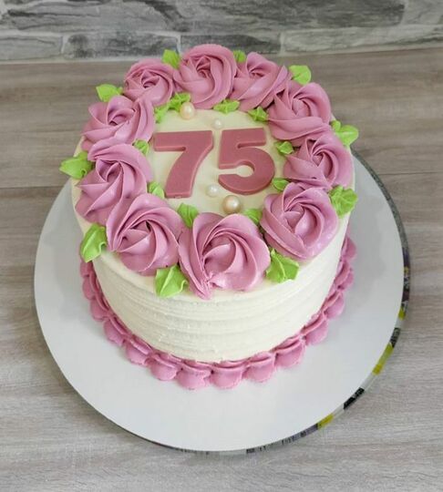 Торт на 75 лет бабушке №477226