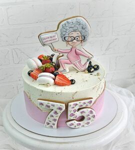Торт на 75 лет бабушке №477229
