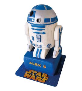 Торт в виде R2-D2