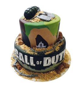 Торт Call of Duty двухъярусный