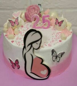 Торт будущей маме на 25 лет №487105