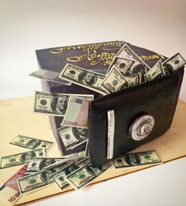 Торт сейф с деньгами №171102