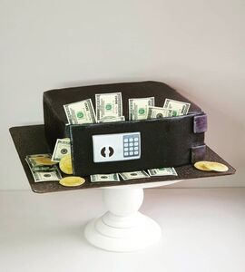 Торт сейф с деньгами №171105