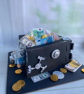 Торт сейф с деньгами №171106