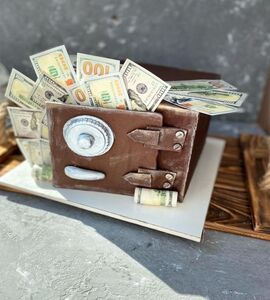 Торт сейф с деньгами №171109