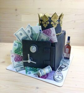 Торт сейф с деньгами №171115